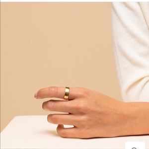 Mejuri ring “Boyfriend Stacker”